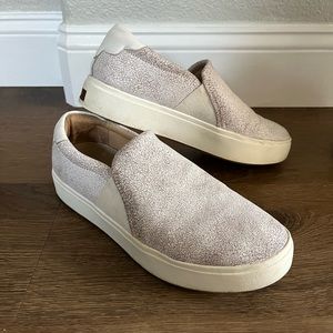 Dr Scholl’s Platform Leather Slip On Sneakers, Size 9